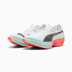 Tenis de running para hombre FAST-R NITRO™ Elite 3, PUMA White-Glowing Red-Mint Melt, extralarge