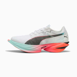 Tenis de running para hombre FAST-R NITRO™ Elite 3, PUMA White-Glowing Red-Mint Melt, extralarge