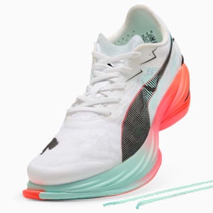 Tenis de running para hombre FAST-R NITRO™ Elite 3, PUMA White-Glowing Red-Mint Melt, extralarge