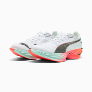Tenis de running para mujer FAST-R NITRO™ Elite 3, PUMA White-Glowing Red-Mint Melt, extralarge