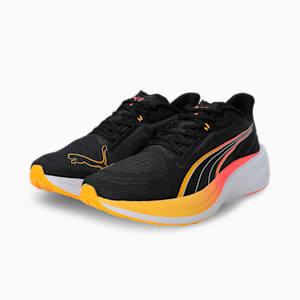 Darter Pro Running Shoes, PUMA Black-Sun Stream, extralarge-IND