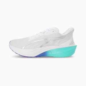 Darter Pro Fade Running Shoes, PUMA White-Electric Peppermint, extralarge-IND