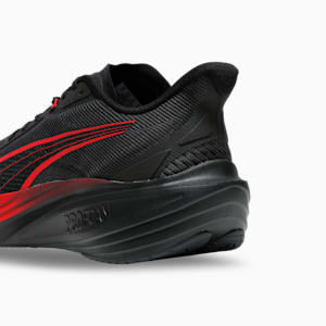 Darter Pro Fade Running Shoes, PUMA Black-For All Time Red, extralarge-IND