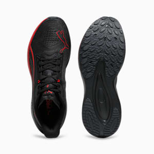 Darter Pro Fade Running Shoes, PUMA Black-For All Time Red, extralarge-IND