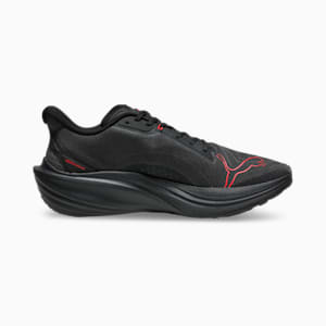 Darter Pro Fade Running Shoes, PUMA Black-For All Time Red, extralarge-IND