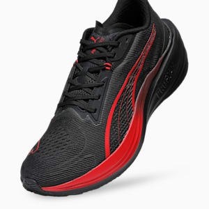 Darter Pro Fade Running Shoes, PUMA Black-For All Time Red, extralarge-IND