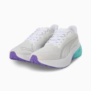 Darter Pro Fade Womens Extreme Lightweight Running Shoes, PUMA White-Electric Peppermint, extralarge-IND