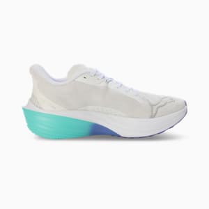 Darter Pro Fade Womens Extreme Lightweight Running Shoes, PUMA White-Electric Peppermint, extralarge-IND
