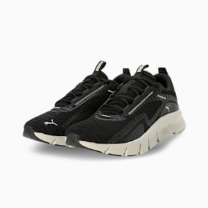 FlexFocus Lite Better Running Shoes, PUMA Black-Desert Dust, extralarge-IND