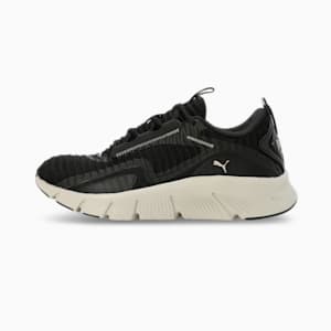 FlexFocus Lite Better Running Shoes, PUMA Black-Desert Dust, extralarge-IND