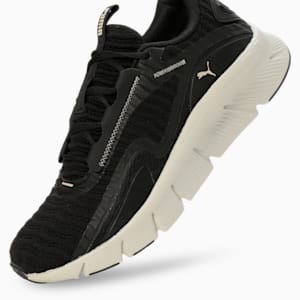 FlexFocus Lite Better Running Shoes, PUMA Black-Desert Dust, extralarge-IND