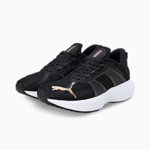 Scend Progressive Women's Running Shoes, PUMA Black-Puma Team Gold, extralarge-IND