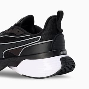 Softride Sway Chase Running Shoes, PUMA Black-PUMA White-Flat Dark Gray, extralarge-IND