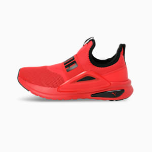 Kids Softride Enzo Evo Slip-On Shoes, For All Time Red-PUMA Black, extralarge-IND
