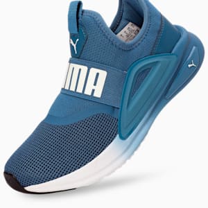 Kids Softride Enzo Evo Slip-On Shoes, Blue Horizon-PUMA White-PUMA Black, extralarge-IND