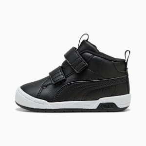 Multiflex 2 Mid Toddlers' Mid-Top Sneakers, PUMA Black-PUMA Black, extralarge