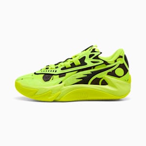Scoot Zeros II Basketball Shoes Youth, Yellow Alert-PUMA Black, extralarge