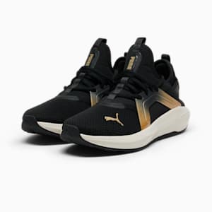 Tenis de running para mujer Metallic Softride Enzo 5, PUMA Black-Warm White-PUMA Gold, extralarge