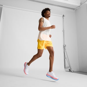 PUMA x ALEX TOUSSAINT Deviate NITRO™ 3 Men's Running Shoes, PUMA White-Team Light Blue-PUMA Silver, extralarge
