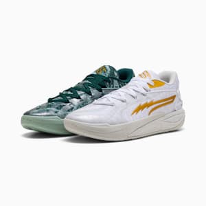 Stewie 4 Harry Potter™ Basketball Shoes Women, PUMA White-Green Terrain, extralarge