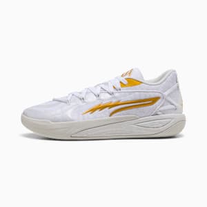 Stewie 4 Harry Potter™ Basketball Shoes Women, PUMA White-Green Terrain, extralarge