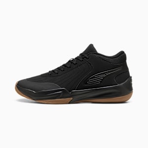 Court Pro 2 Nubuck Basketball Shoes Unisex, PUMA Black-Gum, extralarge-GBR