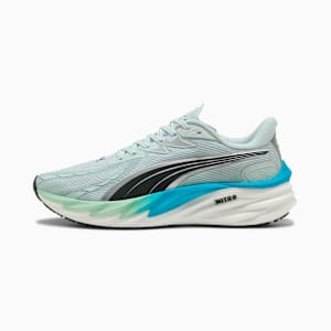 メンズ ヴェロシティ ニトロ 4 AP ランニングシューズ, Sea Glass-Speed Blue, extralarge-JPN