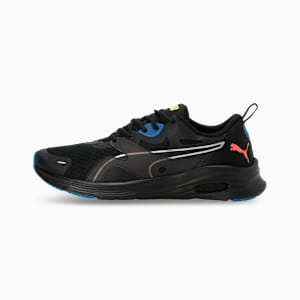 FUEGO Profoam Men’s Responsive Cushioned Running Shoes, Puma Black-Lava Blast-Yellow Alert, extralarge-IND