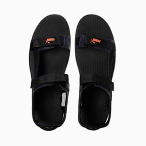 Prego Women's Sandals, Peacoat-Puma Black-Jaffa Orange, extralarge-IND