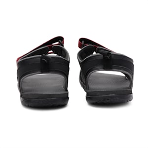 Hexa Men's Sandals, Dark Shadow-Puma Black-Rhubarb, extralarge-IND