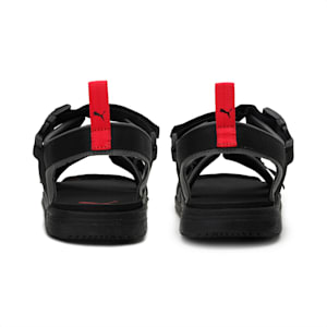 Prime X Men's Sandals, Puma Black-Dark Shadow-High Risk Red