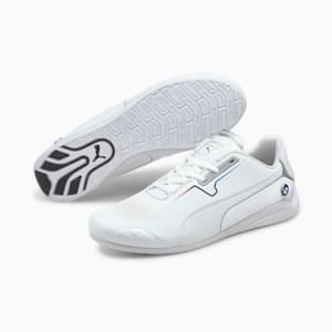 BMW M Motorsport Drift Cat 8 Unisex Motorsport Shoes, Puma White-Puma White, extralarge-IND