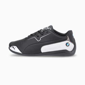 BMW M Motorsport Drift Cat 8 Youth Sneakers, Puma Black-Puma Silver, extralarge-IND