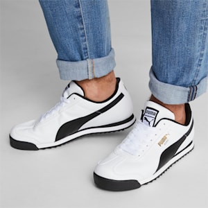 Zapatos deportivos Roma Basic, blanco-negro, extragrande