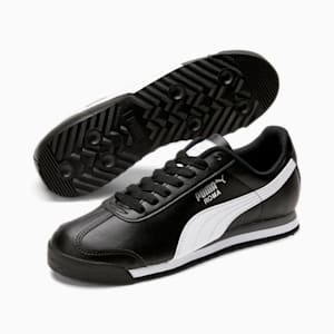 Roma Basic Sneakers, black-white-puma silver