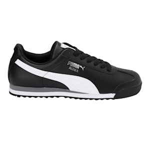 Roma Basic Men's Sneakers, black-white-puma silver, extralarge-IND