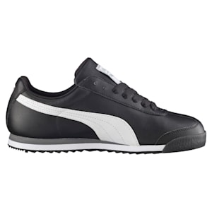 Roma Basic Sneakers JR, black-white-puma silver