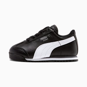 Roma Basic Toddler Shoes, black-white-puma silver, extralarge