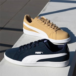 プーマ スマッシュ バック スニーカー, Puma White-Puma White, extralarge-JPN