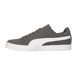 Smash Vulc Unisex Sneakers, Steel Gray-Puma White
