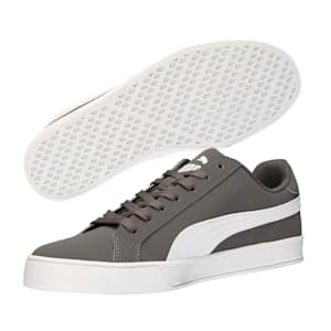 Smash Vulc Unisex Sneakers, Steel Gray-Puma White