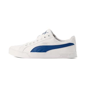 ユニセックス プーマ スマッシュ VULC キャンバス スニーカー, white-limoges