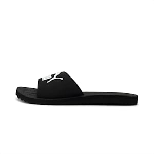 Purecat Slides, black-white, extralarge-IND