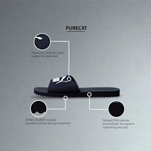 Purecat Slides, peacoat-white, extralarge-IND
