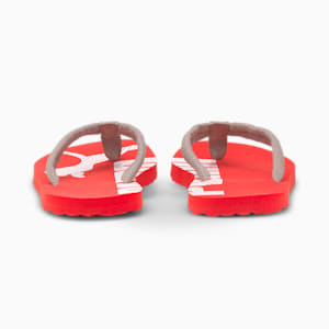 Epic Flip v2 Kids' Sandals, High Risk Red-Steel Gray-Puma White
