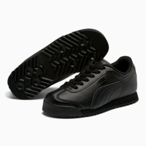 Tenis para niños Roma Basic PS, Puma Black-Puma Black, extralarge