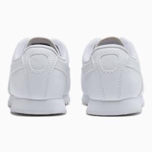 Zapatos Roma Basic para niños, Puma White-Gray Violet