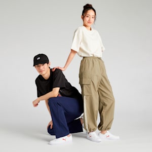 ユニセックス プーマ スマッシュ キャット L スニーカー, Puma White-Barbados Cherry, extralarge-JPN