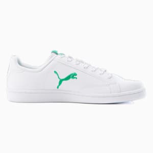 ユニセックス プーマ スマッシュ キャット L スニーカー, Puma White-Verdant Green, extralarge-JPN