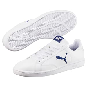 ユニセックス プーマ スマッシュ キャット L スニーカー, Puma White-Blue Depths, extralarge-JPN